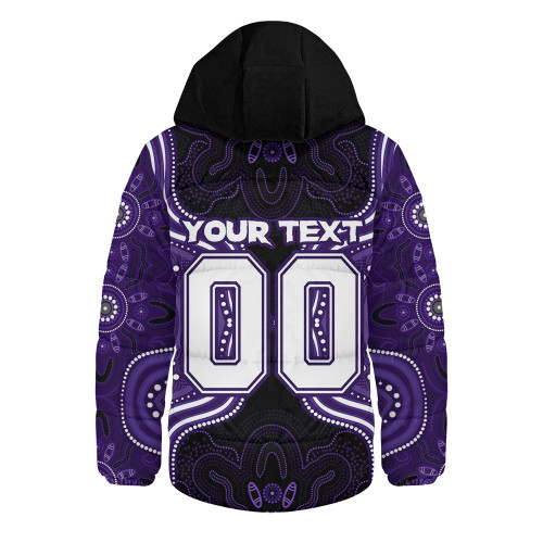 Fremantle Hooded Padded Jacket Spirit Warriors Of The Game Fremantle Hooded Padded Jacket Spirit Warriors Of The Game