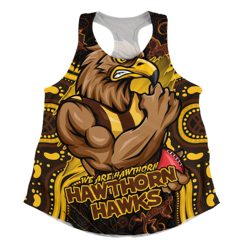 Hawthorn Women Racerback Singlet Spirit Warriors Of The Game