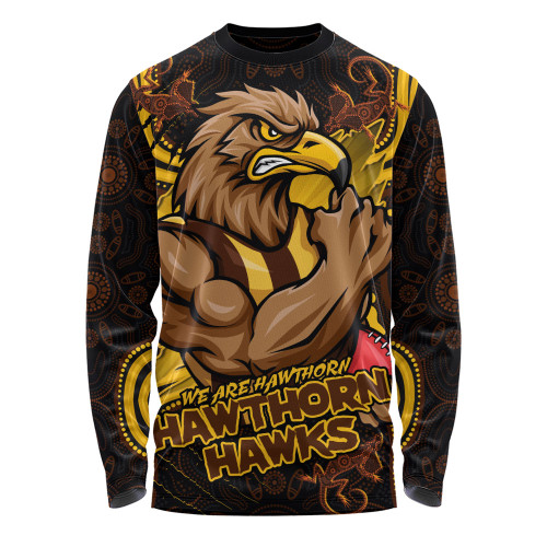 Hawthorn Long Sleeve T-shirt Spirit Warriors Of The Game
