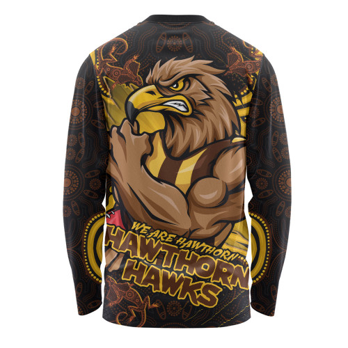 Hawthorn Long Sleeve T-shirt Spirit Warriors Of The Game