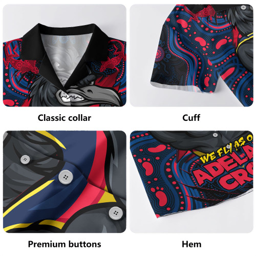 Adelaide Crows Hawaiian Shirt Spirit Warriors Of The Game
