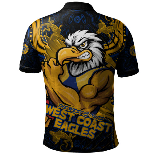 West Coast Eagles Polo Shirt Spirit Warriors Of The Game West Coast Eagles Polo Shirt Spirit Warriors Of The Game