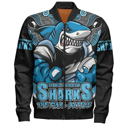 Cronulla-Sutherland Sharks Bomber Jacket Final Clash Battle Edition