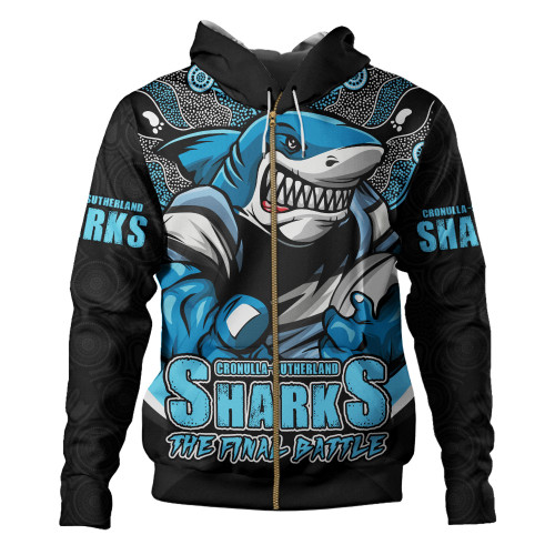 Cronulla-Sutherland Sharks Hoodie Final Clash Battle Edition Cronulla-Sutherland Sharks Hoodie Final Clash Battle Edition