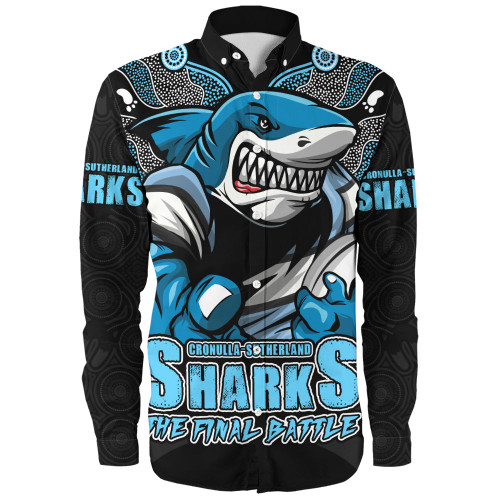 Cronulla-Sutherland Sharks Long Sleeve Shirt Final Clash Battle Edition