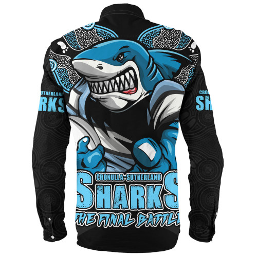 Cronulla-Sutherland Sharks Long Sleeve Shirt Final Clash Battle Edition
