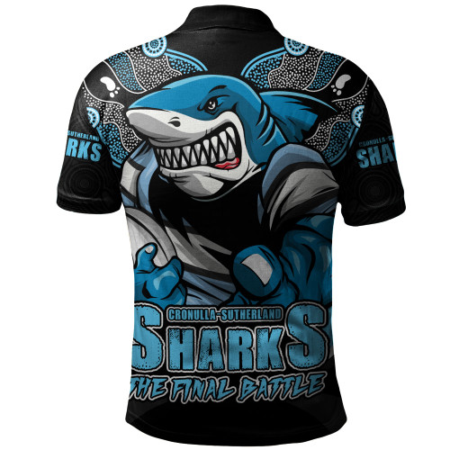 Cronulla-Sutherland Sharks Polo Shirt Final Clash Battle Edition