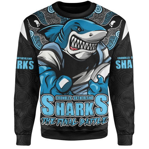 Cronulla-Sutherland Sharks Sweatshirt Final Clash Battle Edition