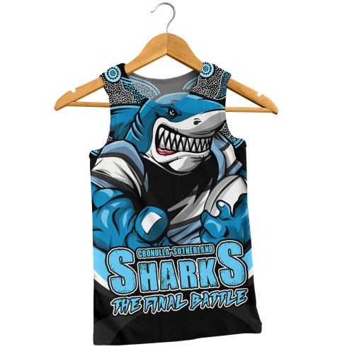 Cronulla-Sutherland Sharks Men Singlet Final Clash Battle Edition
