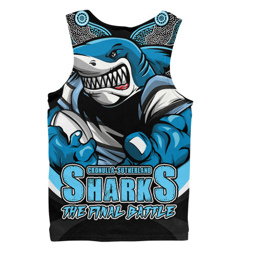 Cronulla-Sutherland Sharks Men Singlet Final Clash Battle Edition