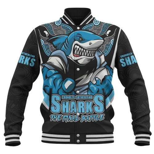 Cronulla-Sutherland Sharks Baseball Jacket Final Clash Battle Edition