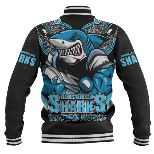 Cronulla-Sutherland Sharks Baseball Jacket Final Clash Battle Edition Cronulla-Sutherland Sharks Baseball Jacket Final Clash Battle Edition
