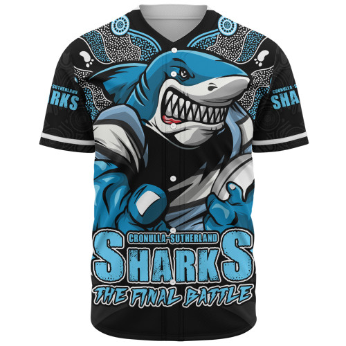 Cronulla-Sutherland Sharks Baseball Shirt Final Clash Battle Edition