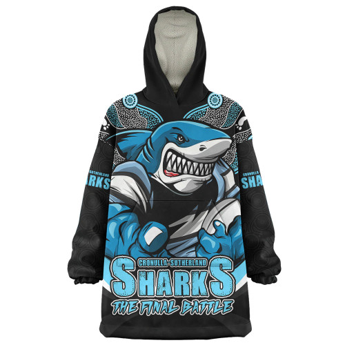 Cronulla-Sutherland Sharks Snug Hoodie Final Clash Battle Edition