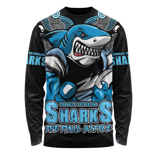 Cronulla-Sutherland Sharks Long Sleeve T-shirt Final Clash Battle Edition