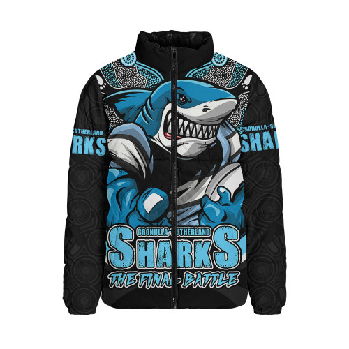 Cronulla-Sutherland Sharks Padded Jacket Final Clash Battle Edition