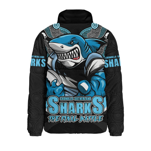 Cronulla-Sutherland Sharks Padded Jacket Final Clash Battle Edition