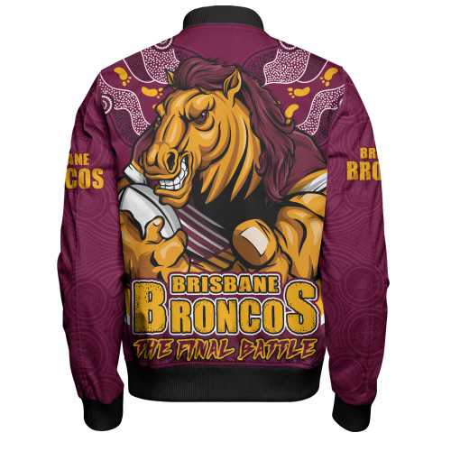 Brisbane Broncos Bomber Jacket Final Clash Battle Edition Brisbane Broncos Bomber Jacket Final Clash Battle Edition