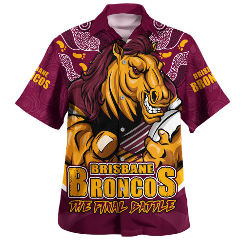 Brisbane Broncos Hawaiian Shirt Final Clash Battle Edition