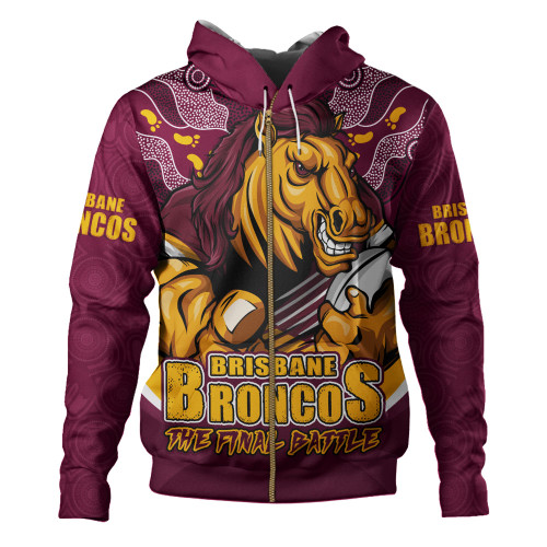 Brisbane Broncos Hoodie Final Clash Battle Edition