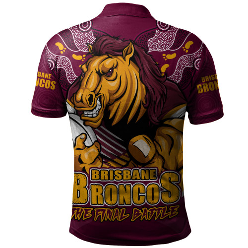 Brisbane Broncos Polo Shirt Final Clash Battle Edition Brisbane Broncos Polo Shirt Final Clash Battle Edition