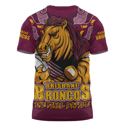 Brisbane Broncos T-Shirt Final Clash Battle Edition Brisbane Broncos T-Shirt Final Clash Battle Edition