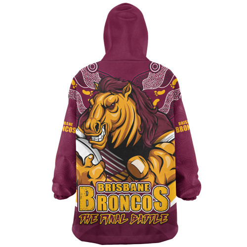 Brisbane Broncos Snug Hoodie Final Clash Battle Edition