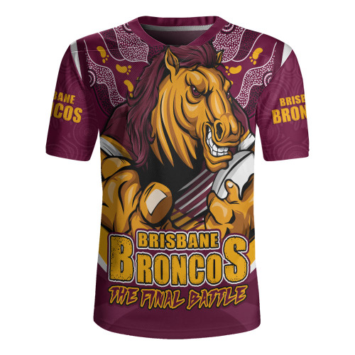 Brisbane Broncos Rugby Jersey Final Clash Battle Edition