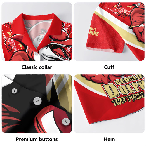 Redcliffe Dolphins Hawaiian Shirt Final Clash Battle Edition Redcliffe Dolphins Hawaiian Shirt Final Clash Battle Edition