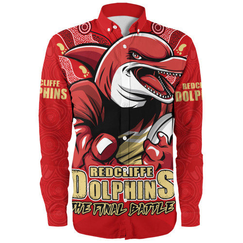 Redcliffe Dolphins Long Sleeve Shirt Final Clash Battle Edition