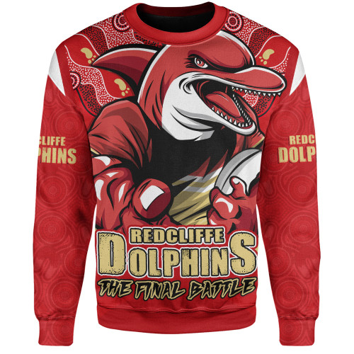 Redcliffe Dolphins Sweatshirt Final Clash Battle Edition