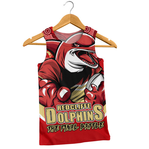 Redcliffe Dolphins Men Singlet Final Clash Battle Edition