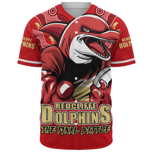 Redcliffe Dolphins Baseball Shirt Final Clash Battle Edition