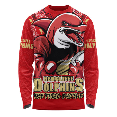 Redcliffe Dolphins Long Sleeve T-shirt Final Clash Battle Edition