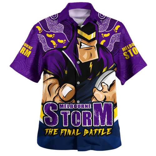 Melbourne Storm Hawaiian Shirt Final Clash Battle Edition