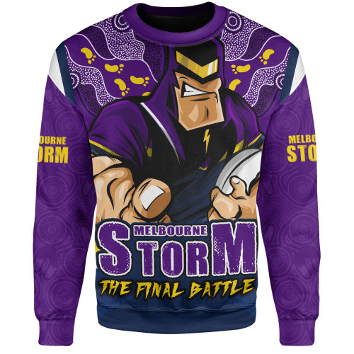 Melbourne Storm Sweatshirt Final Clash Battle Edition