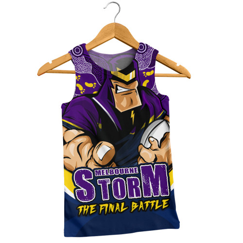 Melbourne Storm Men Singlet Final Clash Battle Edition