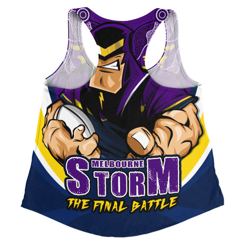 Melbourne Storm Women Racerback Singlet Final Clash Battle Edition Melbourne Storm Women Racerback Singlet Final Clash Battle Edition