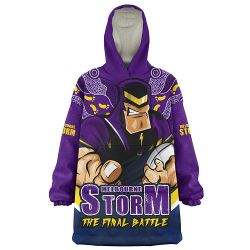Melbourne Storm Snug Hoodie Final Clash Battle Edition