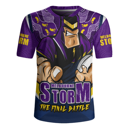 Melbourne Storm Rugby Jersey Final Clash Battle Edition