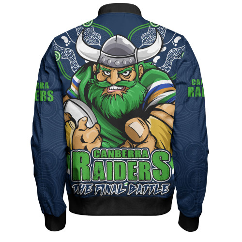Canberra Raiders Bomber Jacket Final Clash Battle Edition Canberra Raiders Bomber Jacket Final Clash Battle Edition