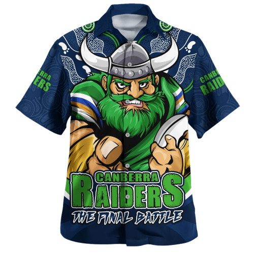 Canberra Raiders Hawaiian Shirt Final Clash Battle Edition