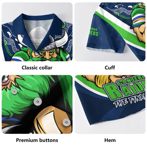Canberra Raiders Hawaiian Shirt Final Clash Battle Edition