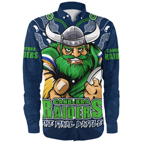 Canberra Raiders Long Sleeve Shirt Final Clash Battle Edition