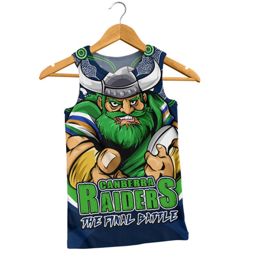 Canberra Raiders Men Singlet Final Clash Battle Edition