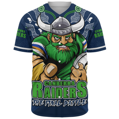 Canberra Raiders Baseball Shirt Final Clash Battle Edition