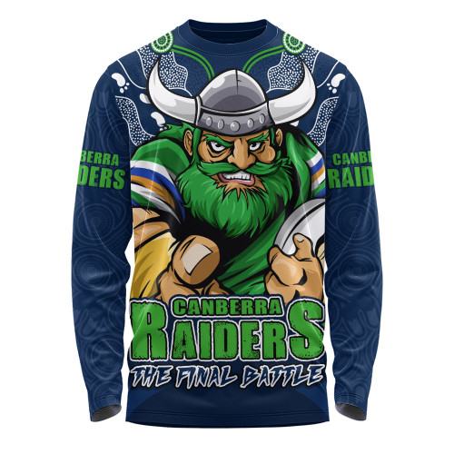 Canberra Raiders Long Sleeve T-shirt Final Clash Battle Edition