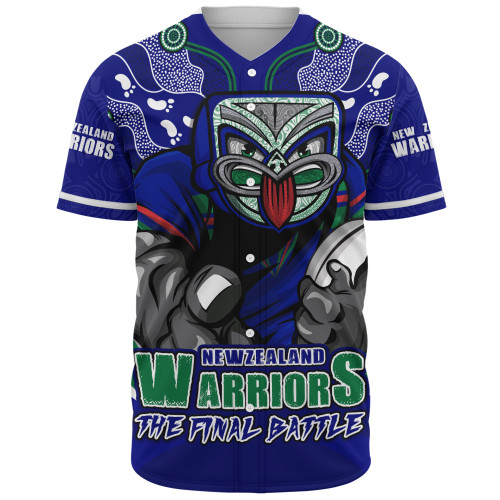 New Zealand Warriors Baseball Shirt Final Clash Battle Edition