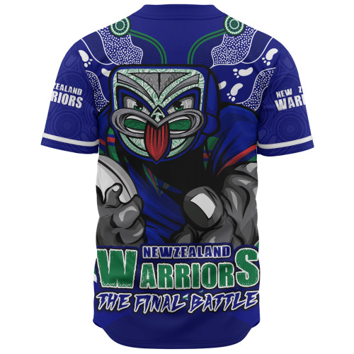 New Zealand Warriors Baseball Shirt Final Clash Battle Edition