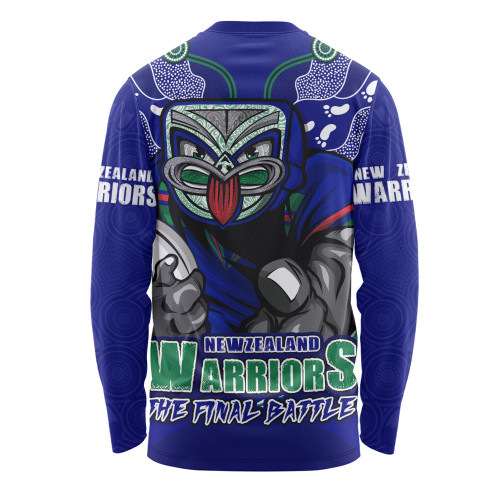 New Zealand Warriors Long Sleeve T-shirt Final Clash Battle Edition New Zealand Warriors Long Sleeve T-shirt Final Clash Battle Edition